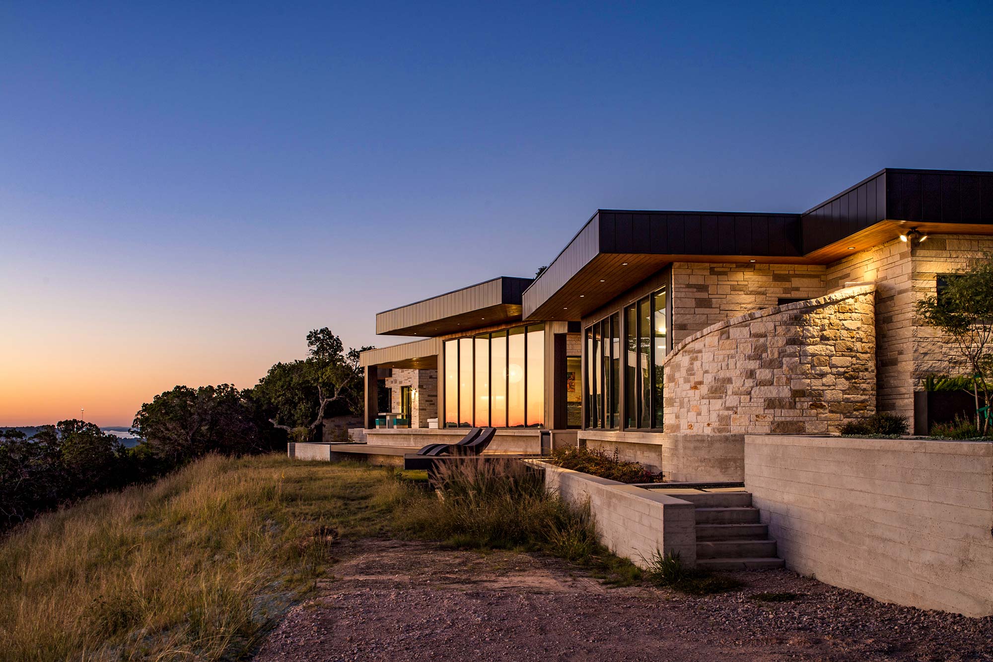 Hill Country Contemporary Casa Tre Cortili